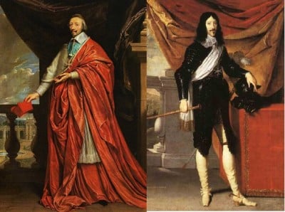 Cardinal-Duke Richelieu and King Louis XIII